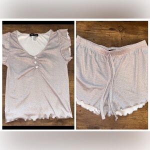 NWOT Not Tired Women's Gray Pajama Set